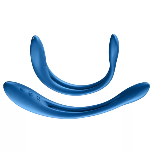 Satisfyer Elastic Game - vibratore di coppia flessibile ricaricabile (blu)