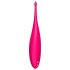 Satisfyer Twirling Fun - vibratore clitorideo rosa ricaricabile e impermeabile
