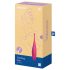 Satisfyer Twirling Fun - vibratore clitorideo rosa ricaricabile e impermeabile