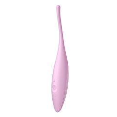   Satisfyer Twirling Joy - Vibratore clitorideo impermeabile ricaricabile (rosa)