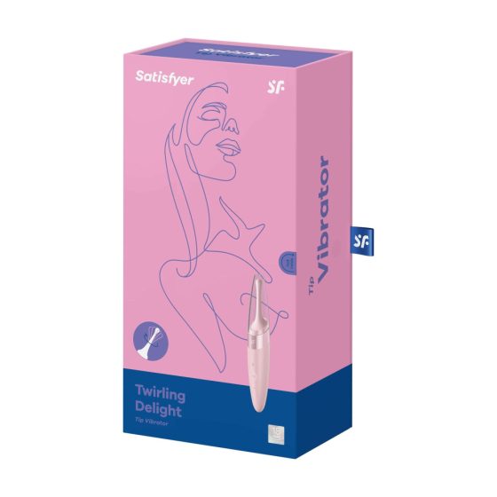 Satisfyer Twirling Delight - Vibratore Ricaricabile e Impermeabile per Clitoride (Rosa)