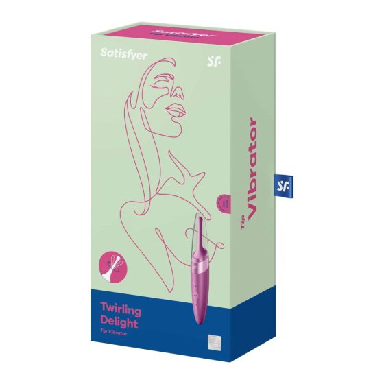 Delizia Rotante Satisfyer - vibratore per clitoride ricaricabile e impermeabile (lilla)