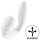 Satisfyer Supernova - vibratore 2 in 1 onde d’aria ricaricabile - bianco