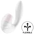 Satisfyer Supernova - vibratore 2 in 1 onde d’aria ricaricabile - bianco