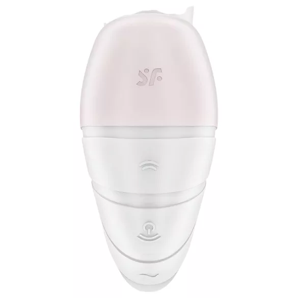 Satisfyer Supernova - vibratore 2 in 1 onde d’aria ricaricabile - bianco