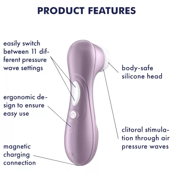 Satisfyer Pro 2 Gen2 - stimolatore clitorideo ricaricabile - viola