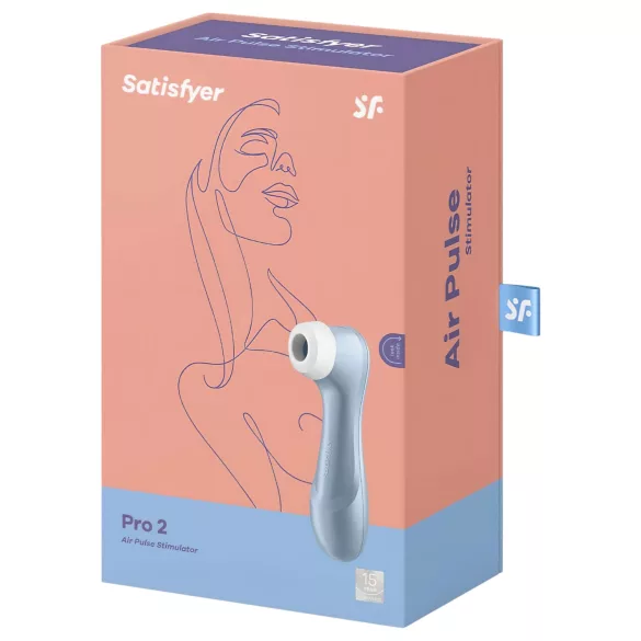Satisfyer Pro 2 Gen2 - stimolatore clitorideo ad onde d’aria ricaricabile (blu)
