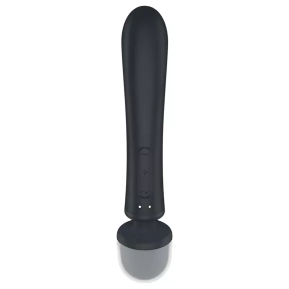 Satisfyer Triple Lover - vibratore punto G e massaggiatore - argento