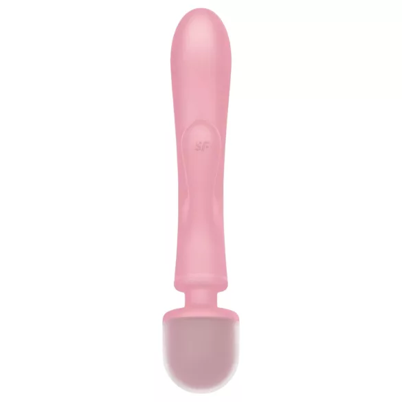 Satisfyer Triple Lover - Vibratore punto G e massaggiatore - silicone rosa