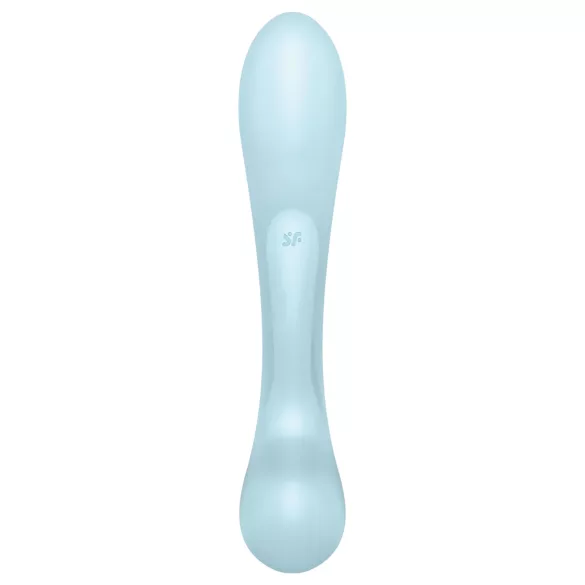 Satisfyer Triple Oh - vibratore ricaricabile con braccio per il clitoride (blu)