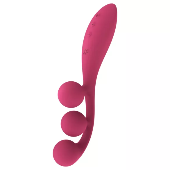 Satisfyer Tri Ball 1 - vibratore multifunzione ricaricabile - rosso