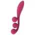 Satisfyer Tri Ball 1 - vibratore multifunzione ricaricabile - rosso