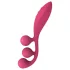 Satisfyer Tri Ball 1 - vibratore multifunzione ricaricabile - rosso