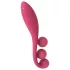 Satisfyer Tri Ball 1 - vibratore multifunzione ricaricabile - rosso