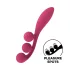 Satisfyer Tri Ball 1 - vibratore multifunzione ricaricabile - rosso