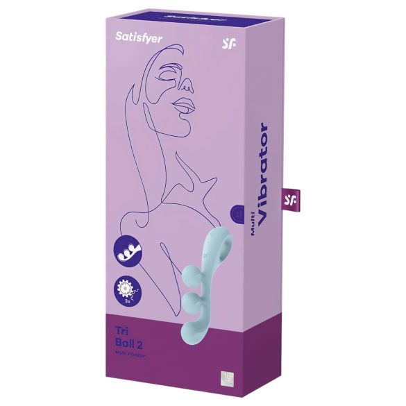 Satisfyer Tri Ball 2 - vibratore multifunzione - menta