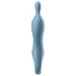 Satisfyer A-Mazing 1 - vibratore punto A ricaricabile silicone blu