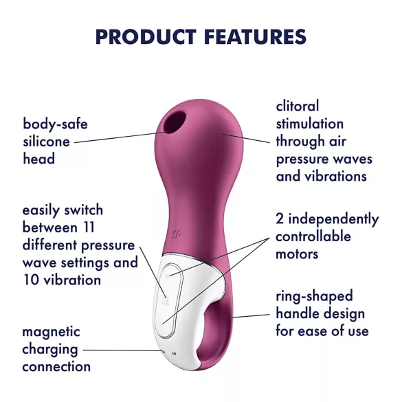 Satisfyer Lucky Libra - stimolatore clitorideo ad onde d’aria (viola)