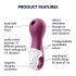 Satisfyer Lucky Libra - stimolatore clitorideo ad onde d’aria (viola)
