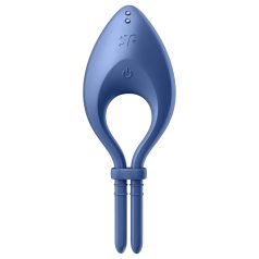 Satisfyer Bullseye - anello vibrante intelligente (blu)