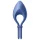 Satisfyer Bullseye - anello vibrante intelligente per pene - silicone blu