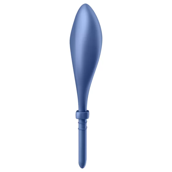 Satisfyer Bullseye - anello vibrante intelligente per pene - silicone blu