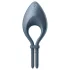 Satisfyer Bullseye - anello fallico vibrante smart - silicone grigio