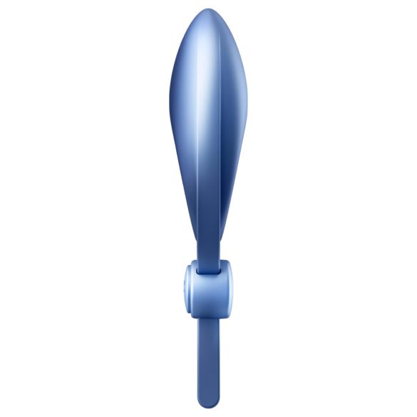 Satisfyer Sniper - anello vibrante pene ricaricabile - silicone blu