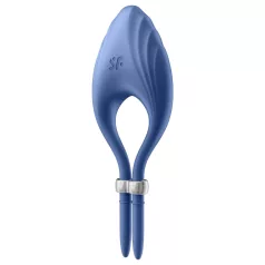   Satisfyer Duelist - anello fallico vibrante ricaricabile (blu)