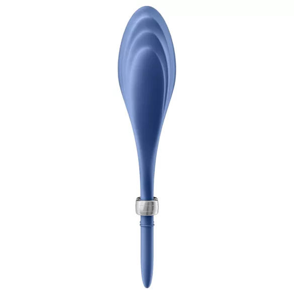 Satisfyer Duelist - anello fallico vibrante ricaricabile - silicone blu