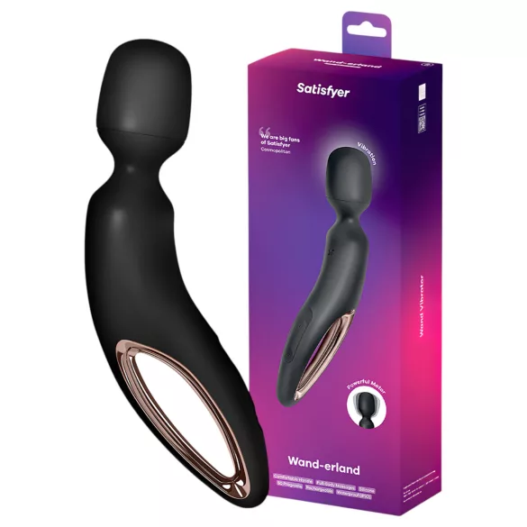 Satisfyer Wand-erland - vibratore massaggiante (nero)