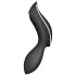 Satisfyer Curvy Trinity 2 - succhiare clitoride e vibratore 2in1 - nero