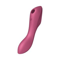   Satisfyer Curvy Trinity 3 - Vibratore vaginale e clitorideo ricaricabile (rosso)