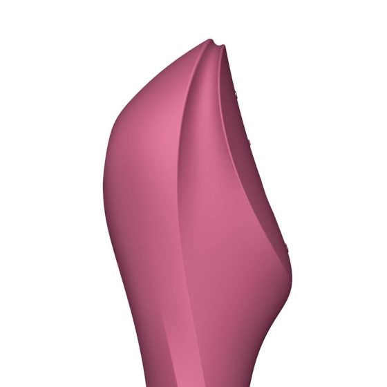 Satisfyer Curvy Trinity 3 - Vibratore Ricaricabile per Clitoride e Vaginale con Tecnologia ad Onde d’Aria (Rosso)