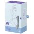 Satisfyer Curvy Trinity 3 - Vibrazione 2in1 a onde d'aria (grigio)
