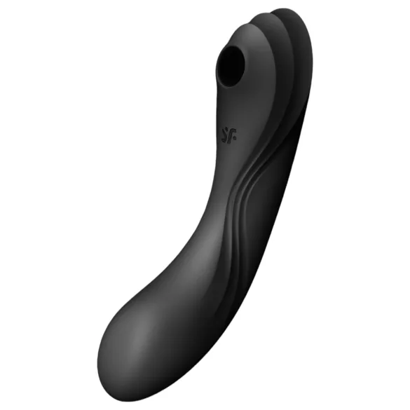 Satisfyer Curvy Trinity 4 - vibratore clitorideo e punto G 2in1 - nero