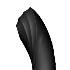   Satisfyer Curvy Trinity 4 - Vibratore vaginale e clitorideo ricaricabile (nero)