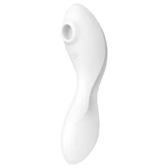   Satisfyer Curvy Trinity 5+ - vibratore 2in1 intelligente - bianco
