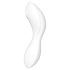 Satisfyer Curvy Trinity 5+ - vibratore 2in1 intelligente - bianco