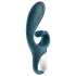 Satisfyer Hug Me - Vibratore con braccio clitorideo controllato da app (blu)