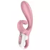 Satisfyer Hug Me - vibratore con braccio clitorideo controllato tramite app (rosa)