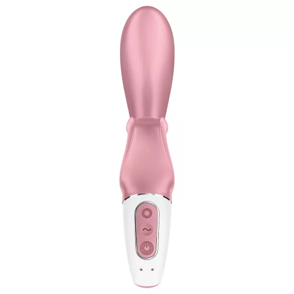 Satisfyer Hug Me - vibratore con braccio clitorideo controllato tramite app (rosa)