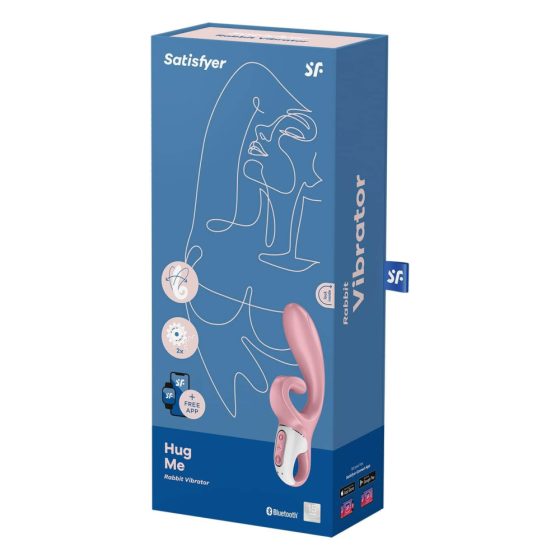 Satisfyer Abbracciami - vibratore intelligente per clitoride e punto G (rosa)