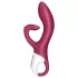 Satisfyer Embrace Me - vibratore ricaricabile con braccio clitorideo - rosso