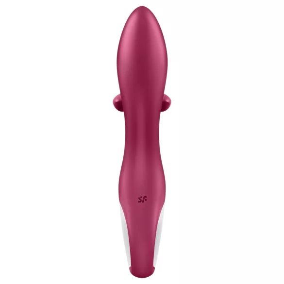 Satisfyer Embrace Me - vibratore ricaricabile con braccio clitorideo - rosso