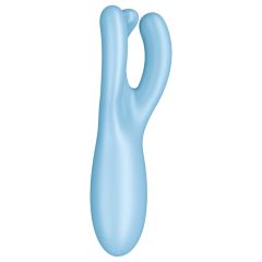   Satisfyer Tripletta 4 - vibratore clitorideo ricaricabile intelligente (blu)