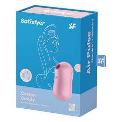   Satisfyer Cotton Candy - Stimolatore Clitorideo Ricaricabile ad Onde d'Aria (lilla)