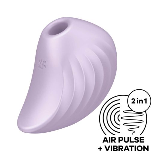 Satisfyer Pearl Diver - Vibratore per Clitoride a Onde d'Aria Ricaricabile (Viola)