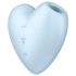 Satisfyer Cutie Heart - stimolatore clitoride a onde d’aria ricaricabile blu