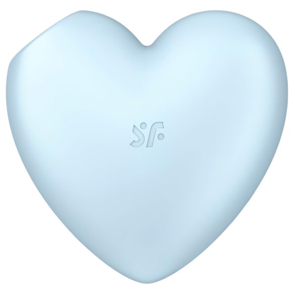 Satisfyer Cutie Heart - stimolatore clitoride a onde d’aria ricaricabile blu